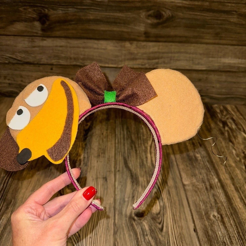 Disney Slinky Dog Toy Story Mickey Mouse Ears Handmade Comfortable Bounding